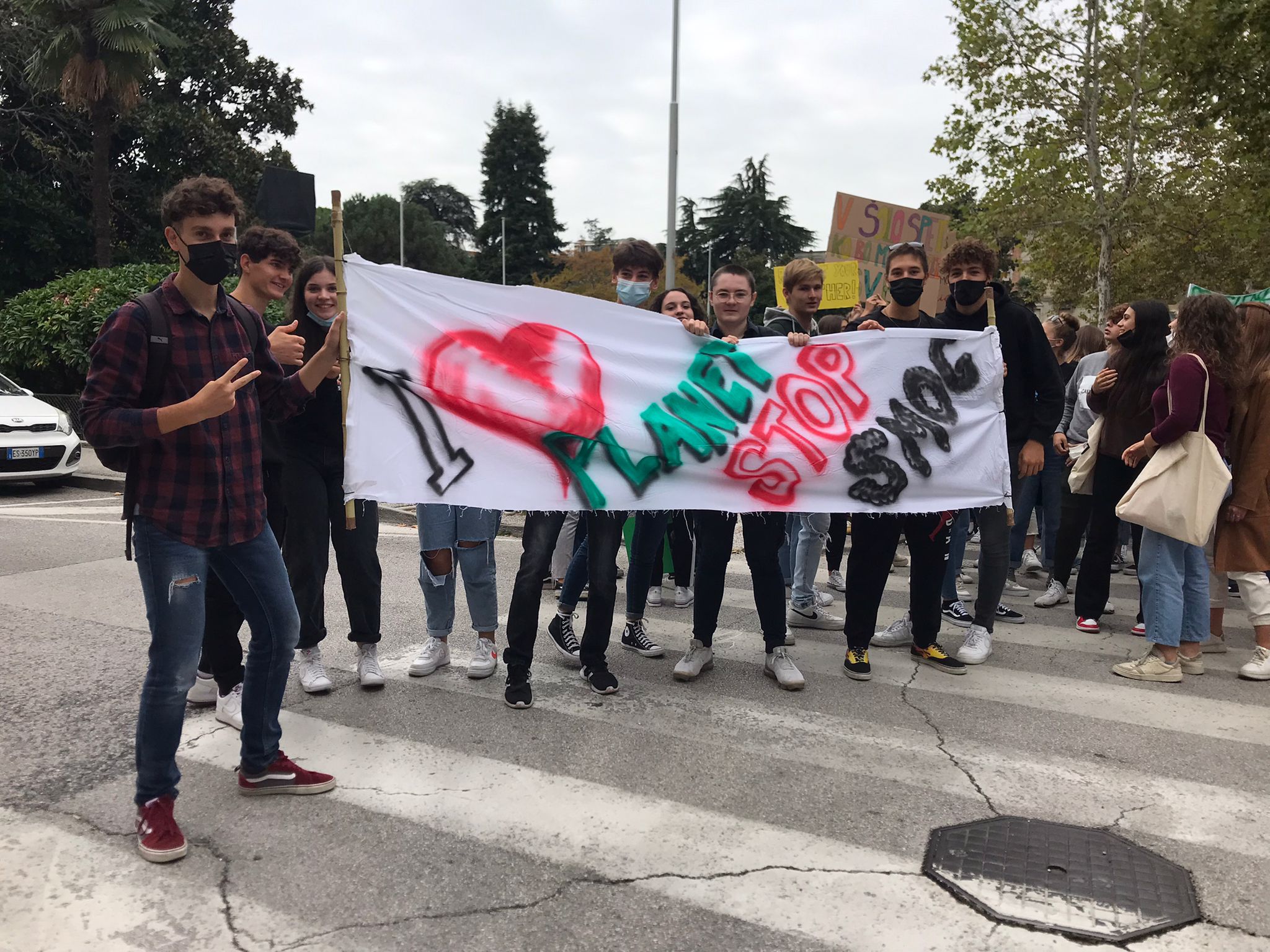 Immagine per Gorizia, ragazzi ancora in piazza per il clima: venerdì nuovo sciopero